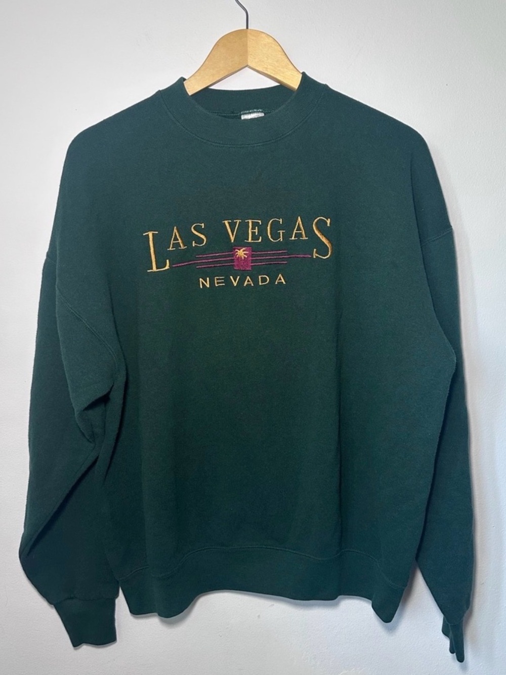 Dark Green Las Vegas Nevada Crewneck Sweatshirt